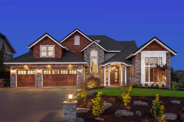 bedroom over garage in a house