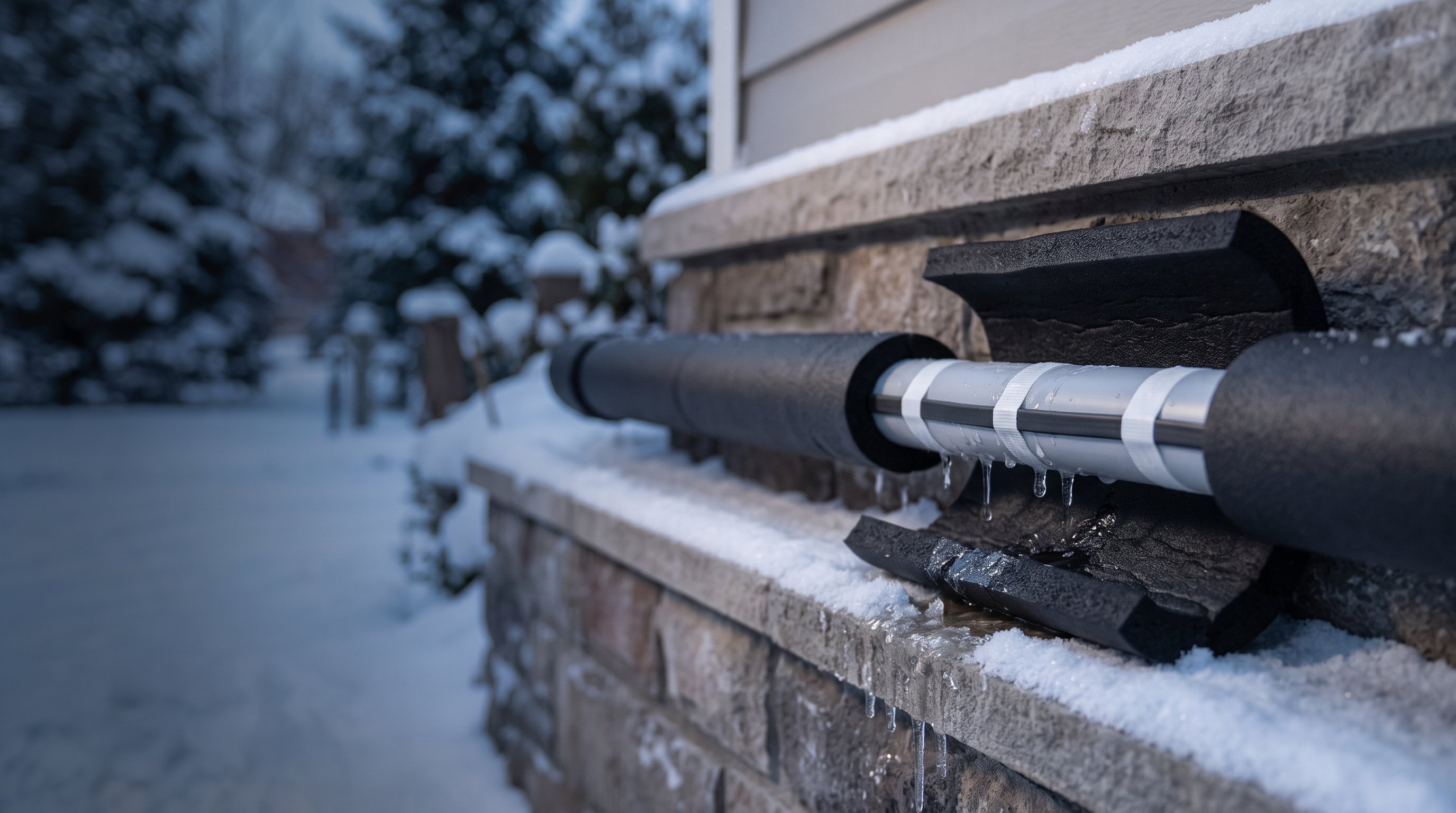 Heat Tape for Outdoor Water Pipes