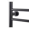 Summit Black Dual Connect Towel Warmer Mount Detail