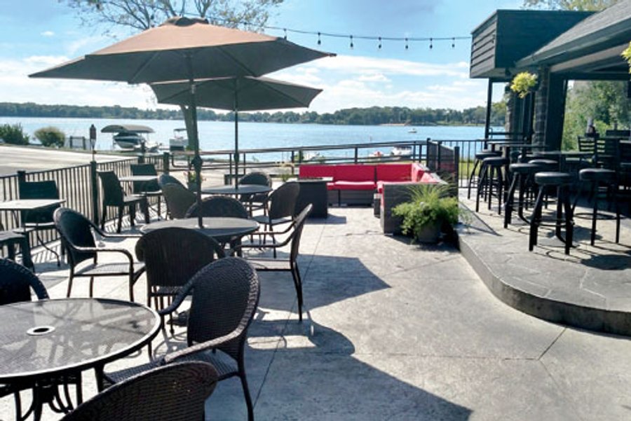 Bobbers snow melting installation in asphalt patio LAKE ZURICH, IL