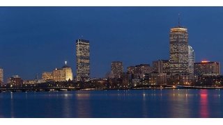 Boston Skyline Dusk
