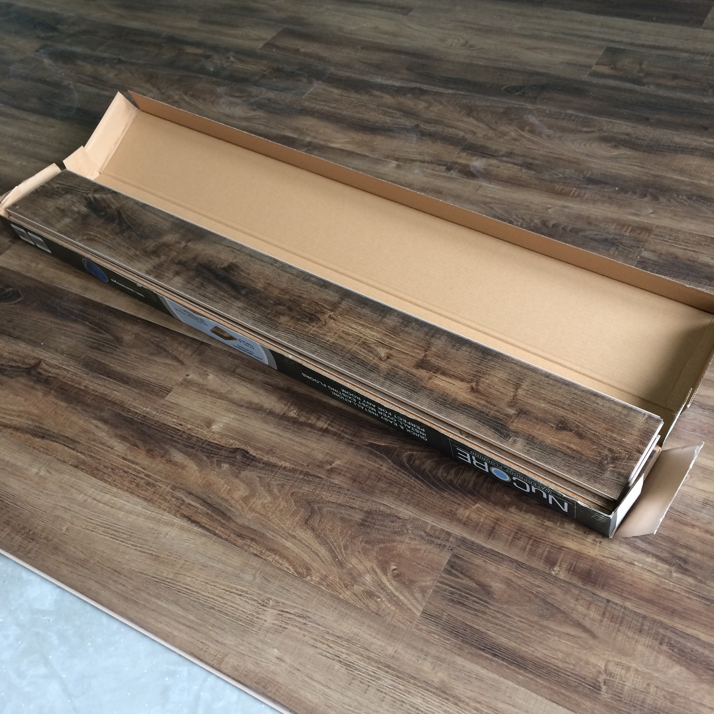 box of lvt flooring