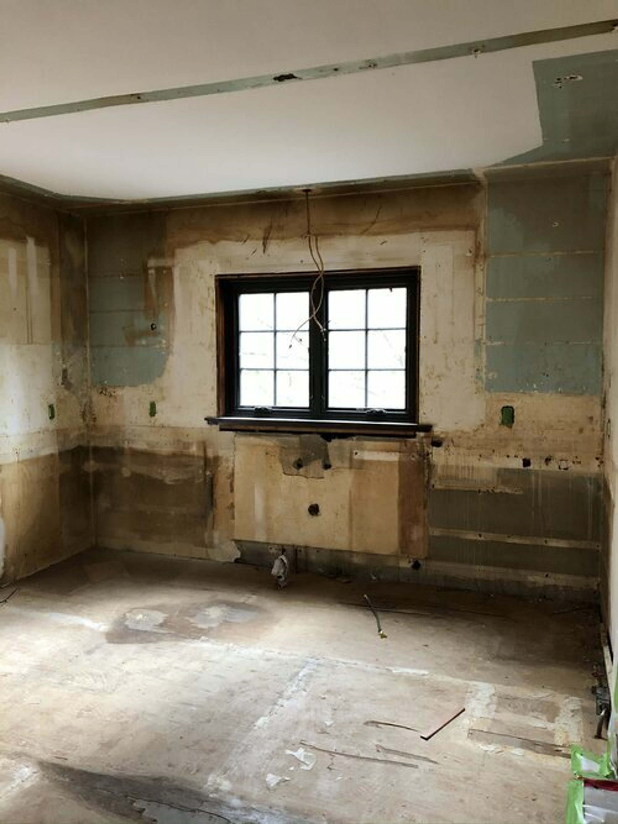 Brook & Stone Kitchen Remodel with electric floor heating before remodel
