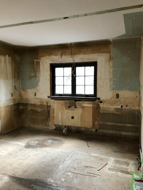 Brook & Stone Kitchen Remodel with electric floor heating before remodel