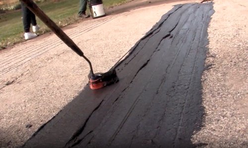 Finished surface with Asphalt