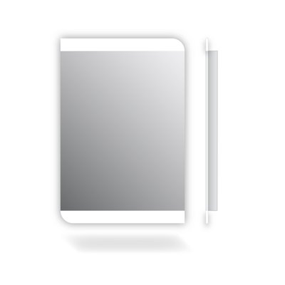 Carol LED Mirror W 36ʺ x H 36ʺ x 1.75ʺ, Warm Yellow - 3000K