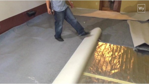 Carpet Seaming and Stretching on top of Radiant Floor Heating