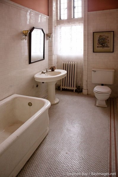 Casa Loma beautiful marble bathroom