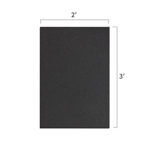 ThermalSheet insulating underlayment for electric radiant floor heating systems, shown as a two-foot by three-foot rectangular sheet.