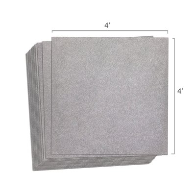 CeraZorb® Insulating Synthetic Cork Underlayment (4′ x 4′) - 25 Sheets / 400 sq.ft