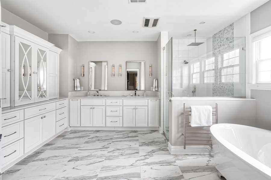Kraftmaster Renovations bathroom remodel main view