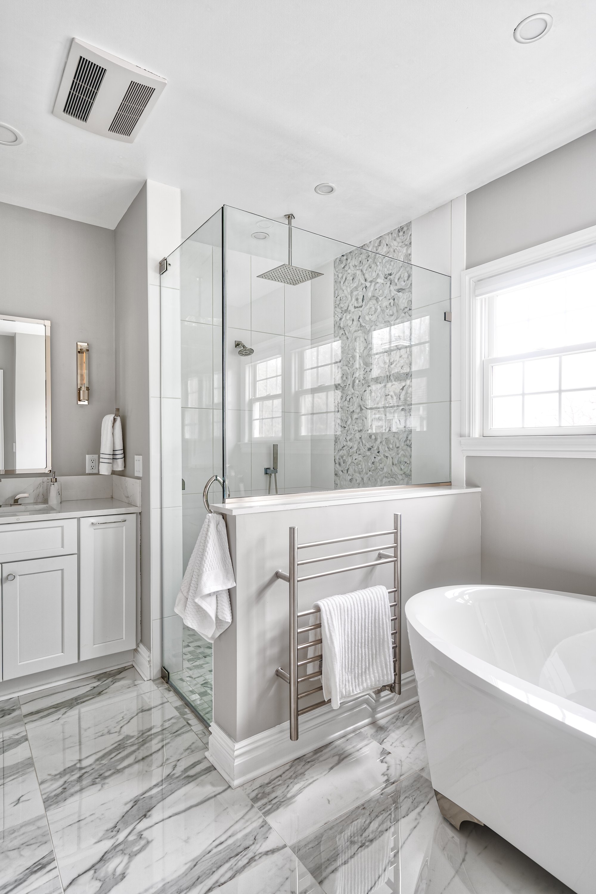 Kraftmaster Renovations bathroom remodel shower with tub