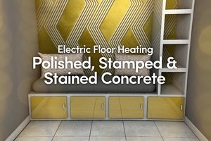How to Install Radiant Heating In or On a Concrete Floor