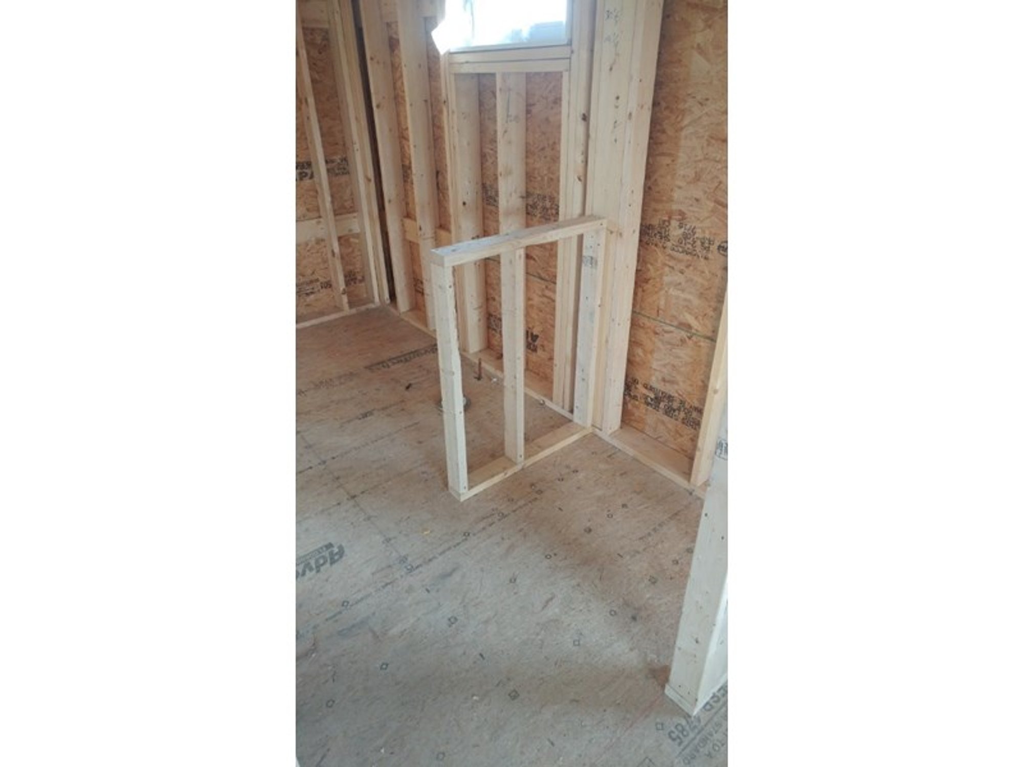 Construction of new master bathroom before floor heating is installed PROVIDENCE, RI