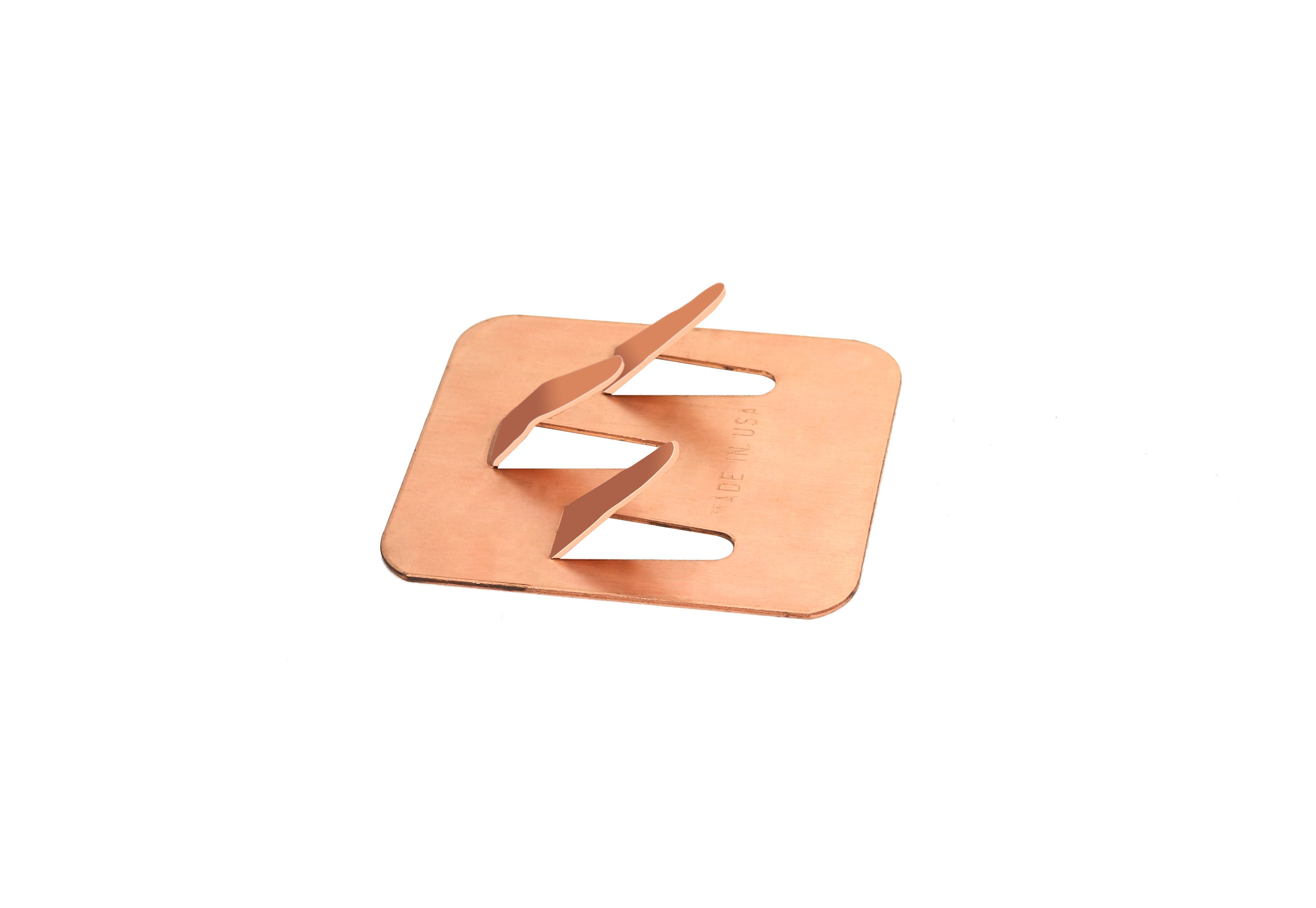 Copper 3-prong roof clip (25 pack)
