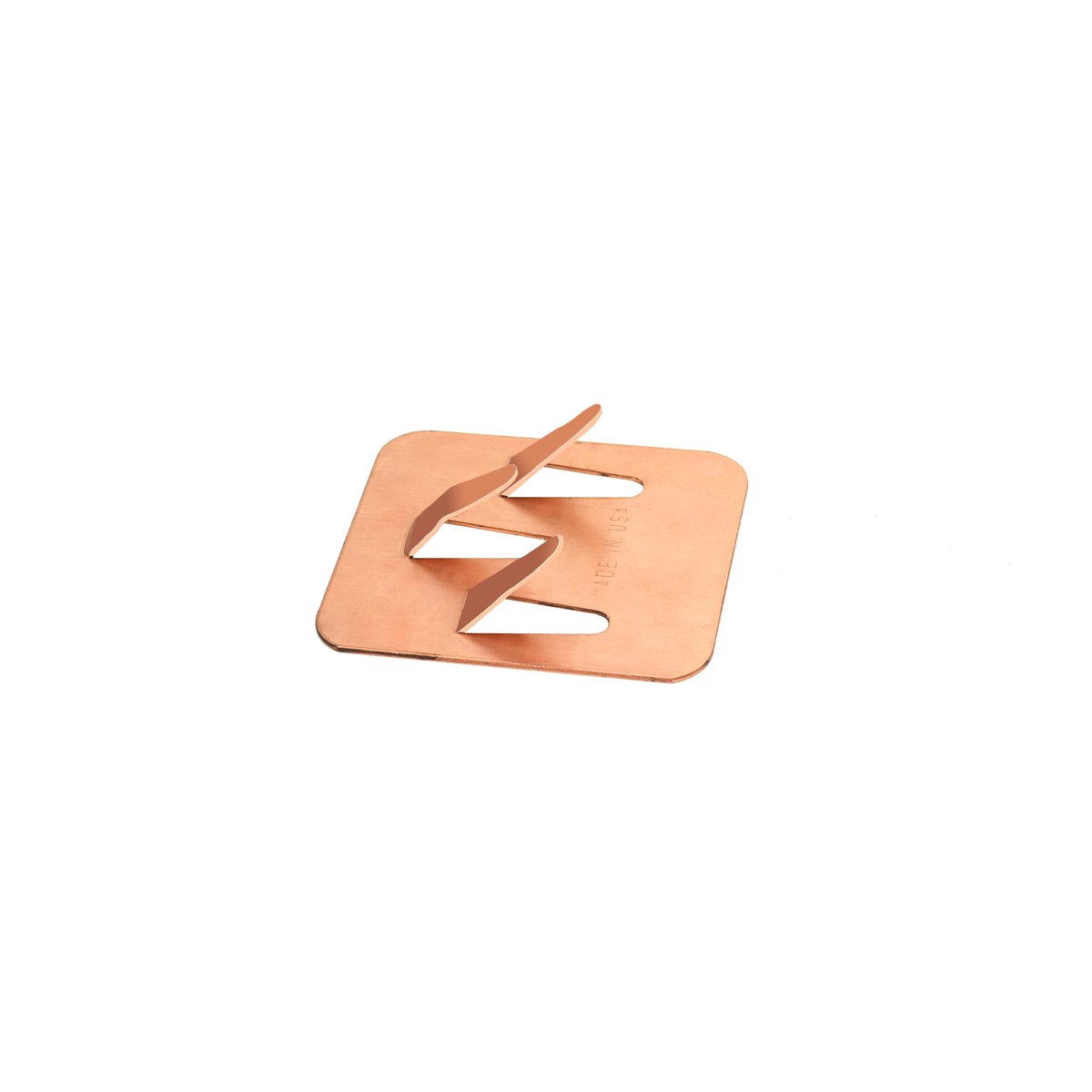 Copper clip for the self-regulating roof and gutter deicing cable