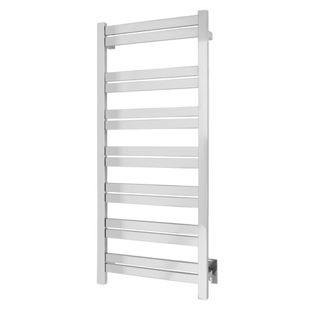 Milan 14 Towel Warmer, Polished, Hardwired, 14 Bars