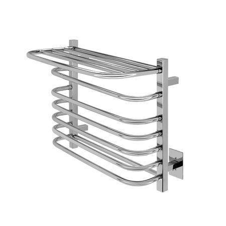 Vancouver Towel Warmer, Polished, Hardwired, 6 bars
