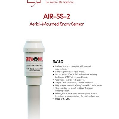 AIR-SS-2 Aerial Mounted Snow Sensor Manual (English)