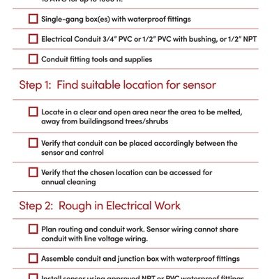 AIR-SS-2 Snow Sensor Checklist (English)
