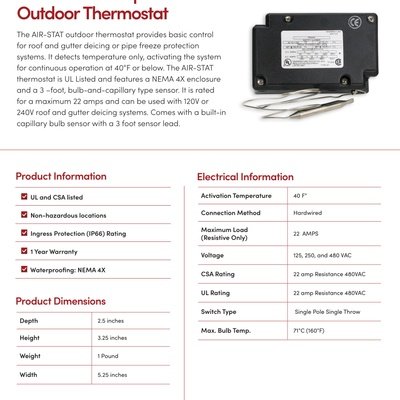 Air Stat Sell Sheet A (English)