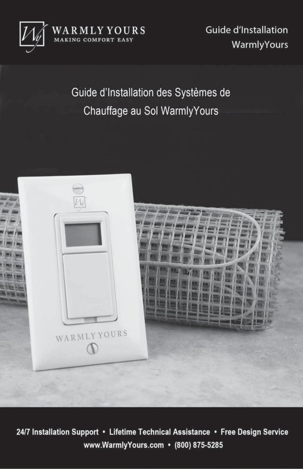 Cover for Easy Mat™ Installation Guide / Guide d′installation des systèmes de chauffage au sol (French)
