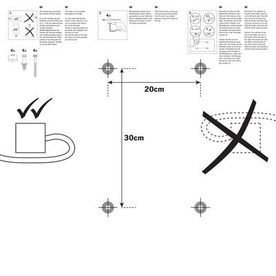 Ember Mounting Template for IP-EM-FLX-WHT-0300-W (35″x12″) (English)