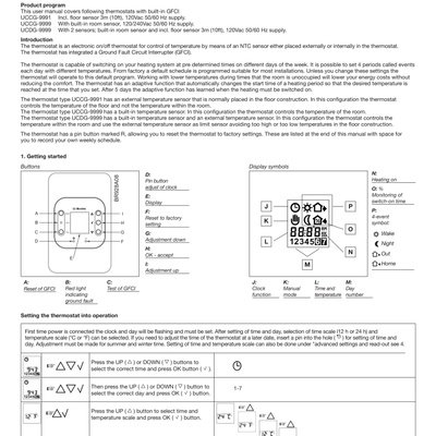 EnergyStat™ Installation Manual (Legacy) (English, French, Spanish)