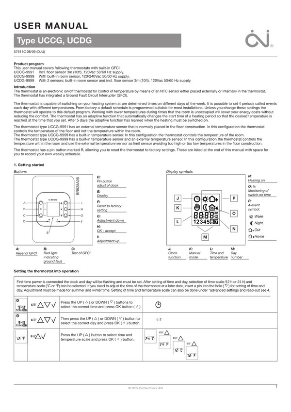 Cover for EnergyStat™ Installation Manual (Legacy) (English)