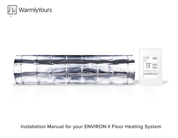 Cover for Environ™ Easy Mat Installation Manual (English)