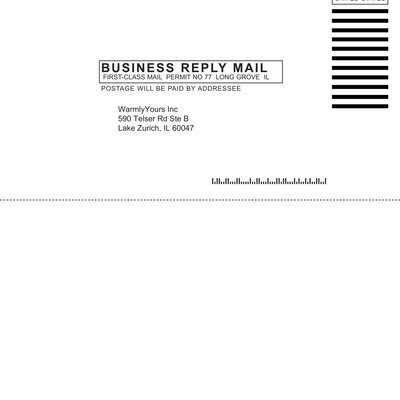 Environ™ Warranty Card (English)