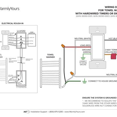 Hardwired Timer and Switch Generic Wiring Diagram (English)