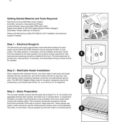Installing Floor Heating Under Concrete Slabs Step by Step (English)