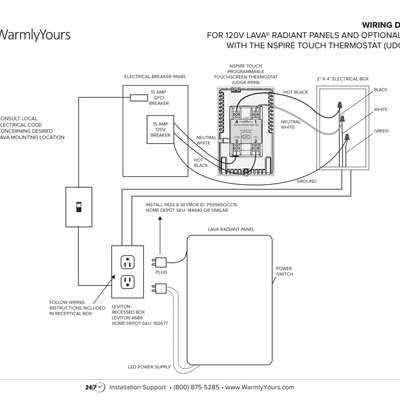 LEGACY - LAVA LED Kit Wiring Diagram (English)