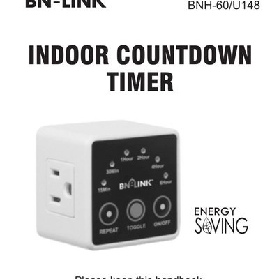 (Legacy) Plug-In 6-Setting Countdown Timer With Repeat Function Instruction Manual (English)