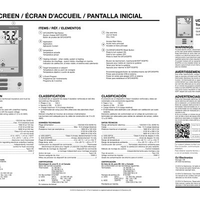 nHance (UDG-4999) Quick Start Guide and Specifications (English, French, Spanish)
