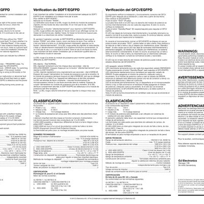 nJoin (USG-4000) Quick Start Guide and Specifications (English, French, Spanish)
