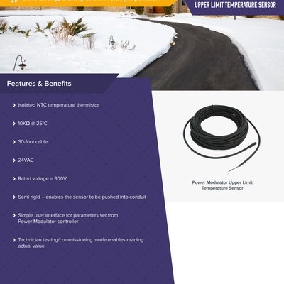 Power Modulator Upper Limit Temperature Sensor Spec Sheet (English)