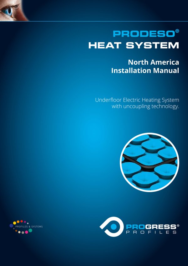 Cover for Prodeso Membrane Installation Manual (English)