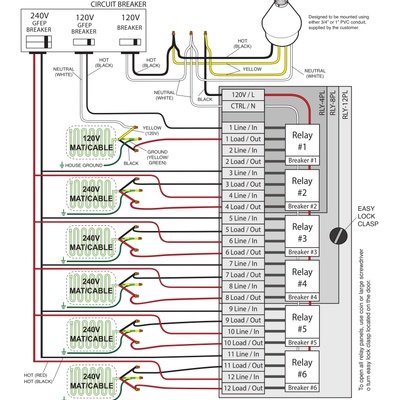 SCV-Dual with Relay Wiring Diagram (English)