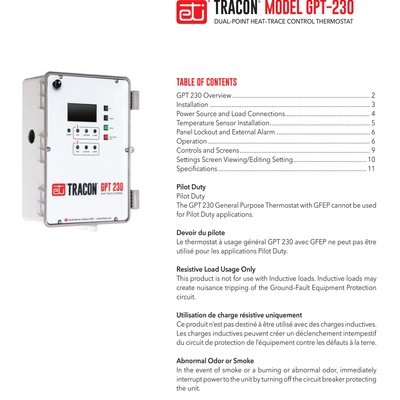Self-Regulating Pipe Freeze Protection PT-DUAL Manual (English)