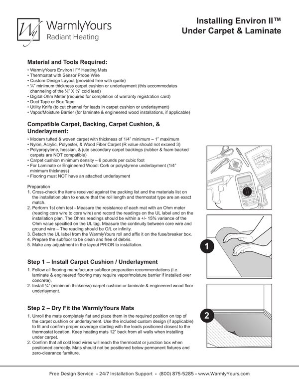 Cover for Step By Step Under Carpet Laminate 20001 (English)