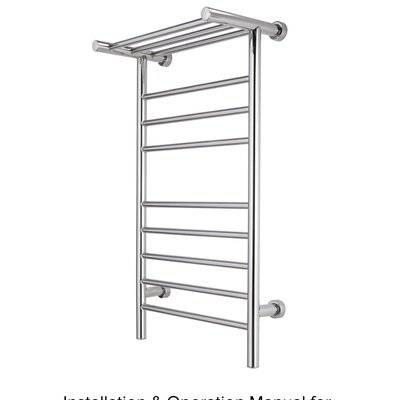 Summit Dual Connection Towel Warmer Installation And Operation Manual (English)