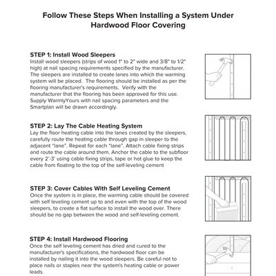 TempZone™ Cable Nailed-Down Hardwood Installation (English)