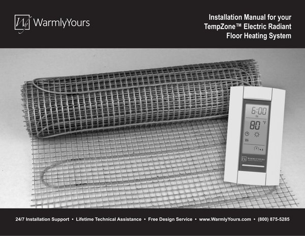 Cover for TempZone™ Installation Manual (Single) (English)