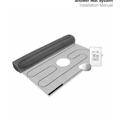 TempZone Shower Floor Mat Installation Manual (English)