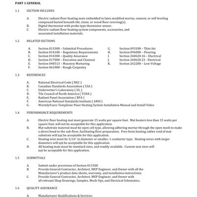 TempZone Master Specifications