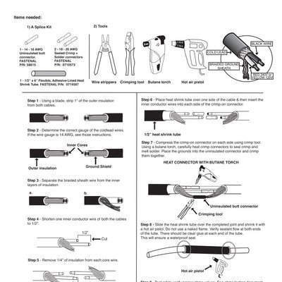 TempZone™ Twin Conductor 17AWG Extension Instructions (English)