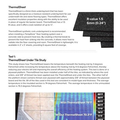 ThermalSheet  Energy Efficiency Report (English)