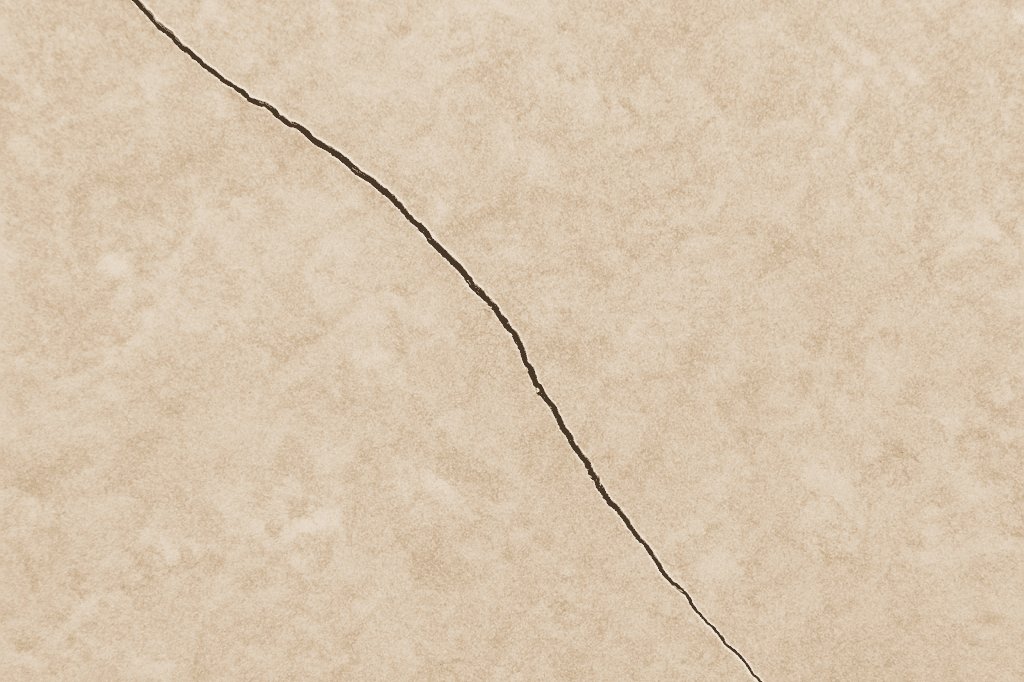 Cracked tile